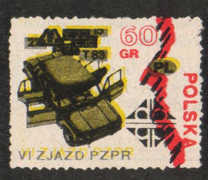 Technika na znaczkach pocztowych - Polskie Samochody