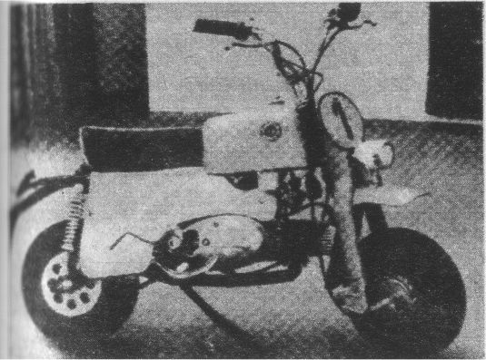 Miniaturowy motocykl